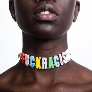 Melody Ehsani FUCK RACISM CHOKER